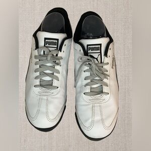 PUMA Roma Men's White Black Sneakers 353572-04 US Size 9